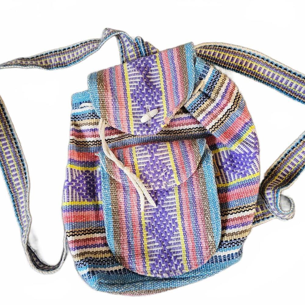 Nomad Woven Multicolor Crossbody Bag